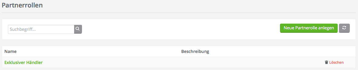 Partnerrollen Übersicht